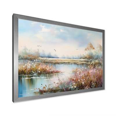 «Flower Meadow Charm» sur impression sur toile