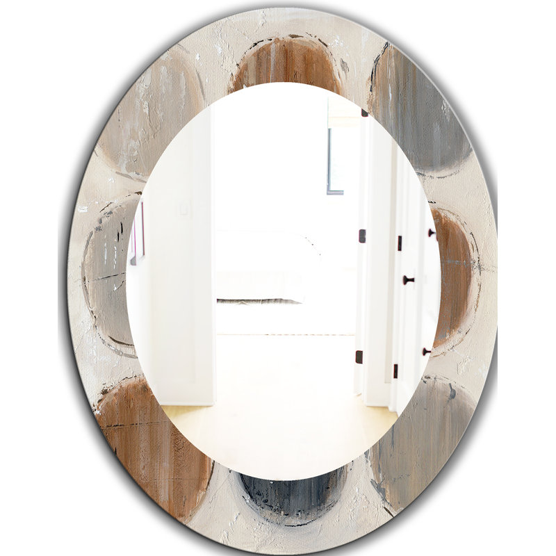 Miroir mural Mid-Century, H 31,5 po x l 23,7 po