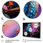  «Blue Hummingbird Floral Twilight Wonder - Multipanel Wall Art Decor