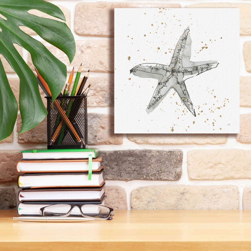 «Starfish I» par Chris Paschke, estampe numérique sur toile, H 12 po x l 12 po x P 0,75 po