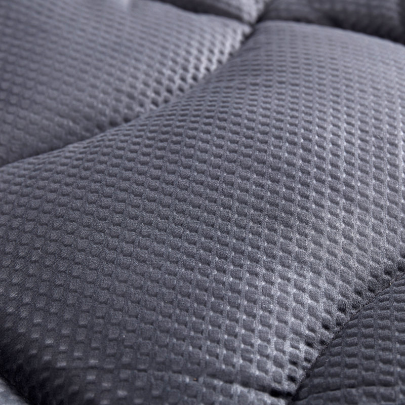 Lam Down Alternative 3-Zone Mattress Pad, King, Gray