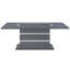 Ensemble de table et chaises ARIYA gris foncé