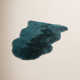 Gallier Handmade Sheepskin Teal Rug