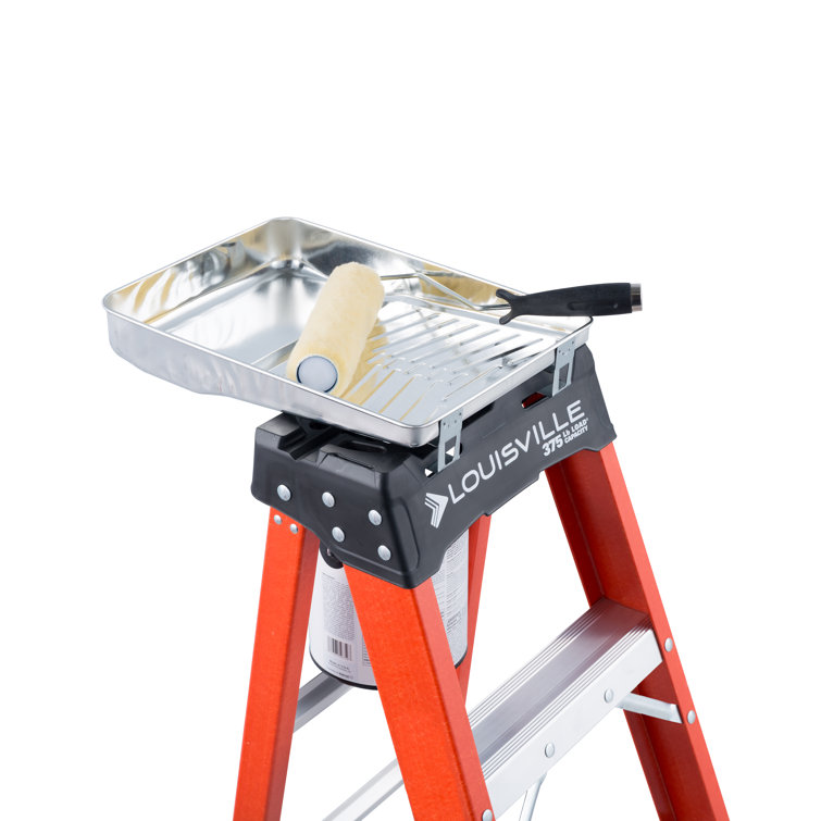 Louisville Ladder 12 ft. Fiberglass Step Ladder with 375 lbs. Load