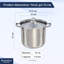 Buckingham Stainless Steel Deep Stock Pot with Glass Lid Induction Compatible  -115987722