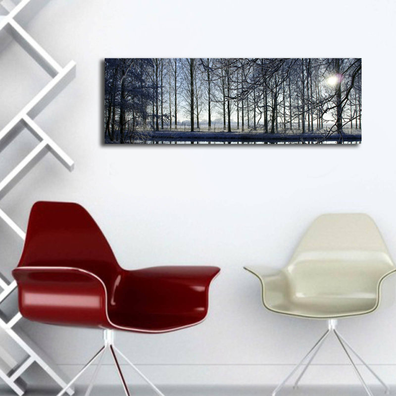 Superbe peinture sur toile lumineuse à DEL, 11,8 po x 35,4 po | Toile 100% suède avec cadre 100% bois (épaisseur: 1,2 po) | À piles (1 x 9 V, non incluse) | Parfait pour la décoration intérieure et l'ambiance