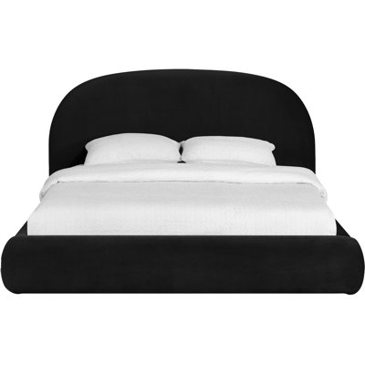 Kat Velvet Performance Fabric Upholstered Bed