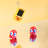 Fizz Creations Pac-Man Mini Arcade Keychain – Handheld LCD Retro Game