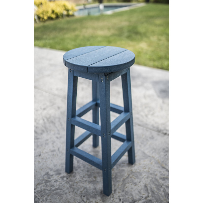 Captiva Casual Outdoor Stool, Cobalt Blue