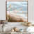 Toile avec cadre flottant brun