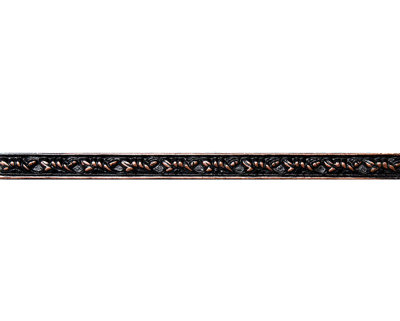 Carreau Listello en métal 0,5 po x 8 po Olive Branch