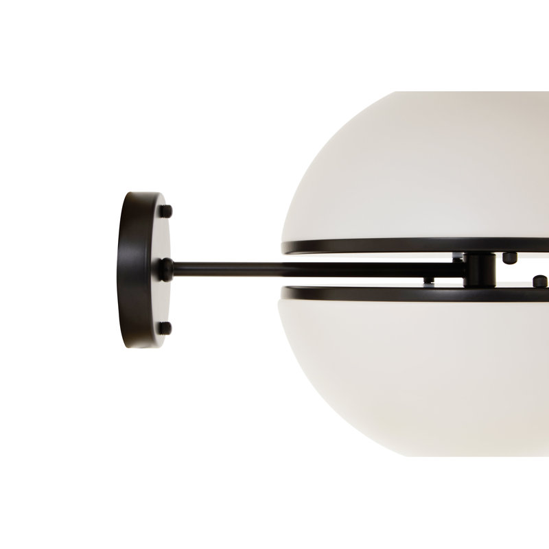Anselma Armed Sconce, Black