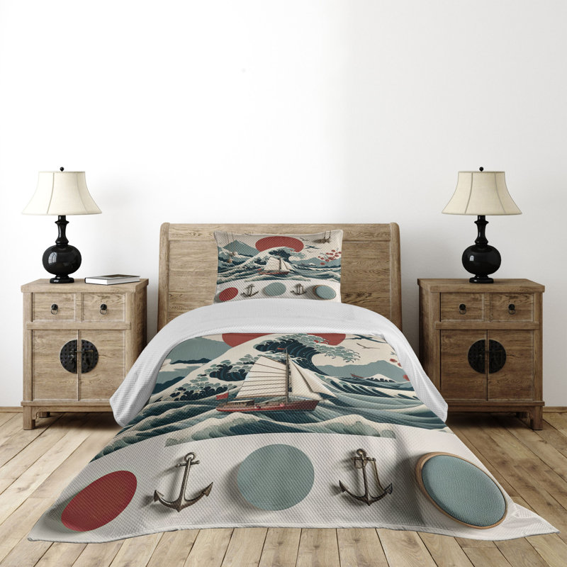 Polyester Coverlet, Twin Coverlet + 1 Standard Shams