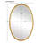 Avik Metal Oval Wall Mirror-548372137