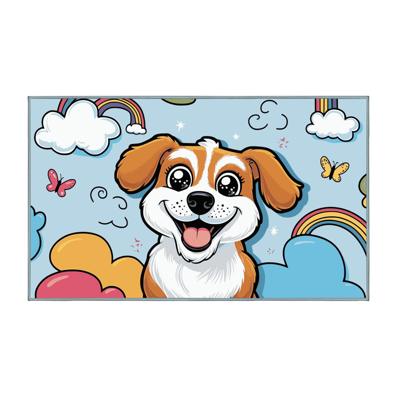 Tapis mignon pour enfants, Rectangulaire 8 pi x 12 pi