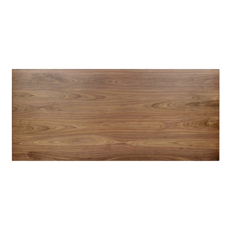 Walnut and MDF Rectangular Dining Table for 8