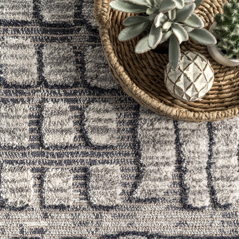Kathlee Geometric Indoor Rug, Rectangle 4' x 6' 8"