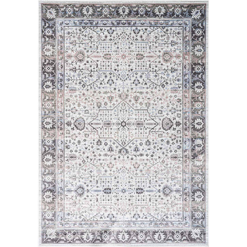Helfrich Oriental Viscose Area Rug, Rectangle 195 x 300cm