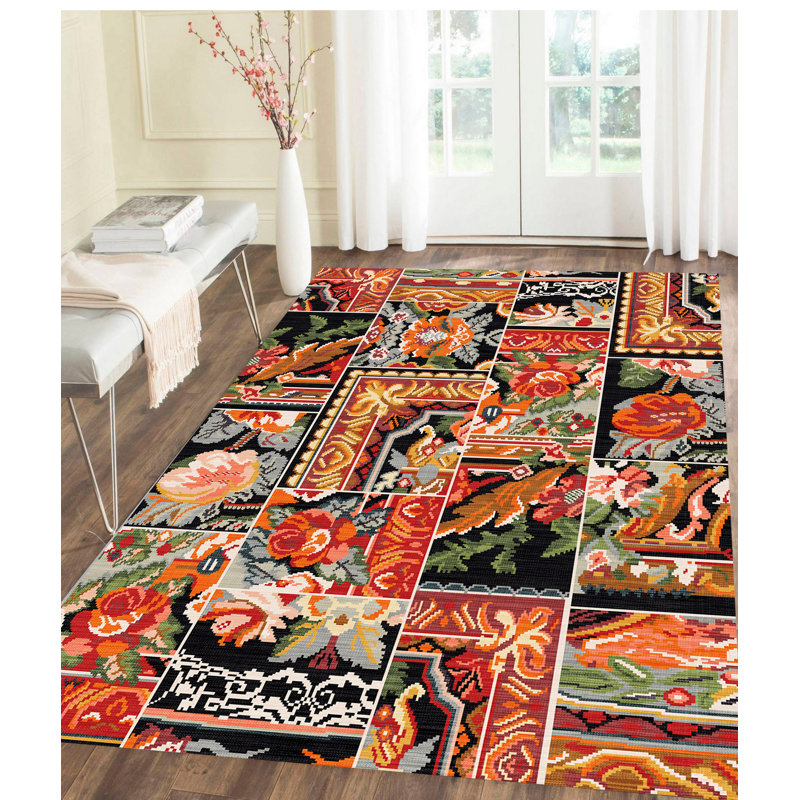Luxurious Velvet Area Rug, 5.9 x 9.5 Feet | 100% Velvet Fabric, 0.3 Inches Pile Height | Soft Touch, Durable Dot Underside | Easy Maintenance, Vacuum Safe, Perfect for Living Room & Bedroom Decor