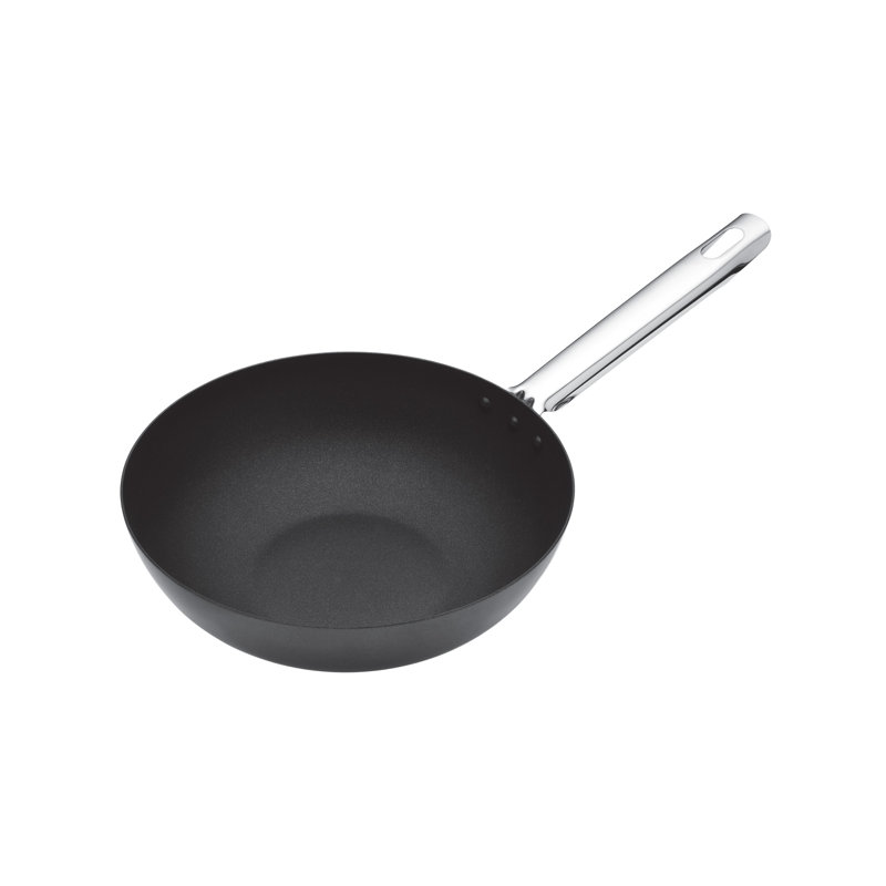 MasterClass Carbon Steel Wok, 24 cm