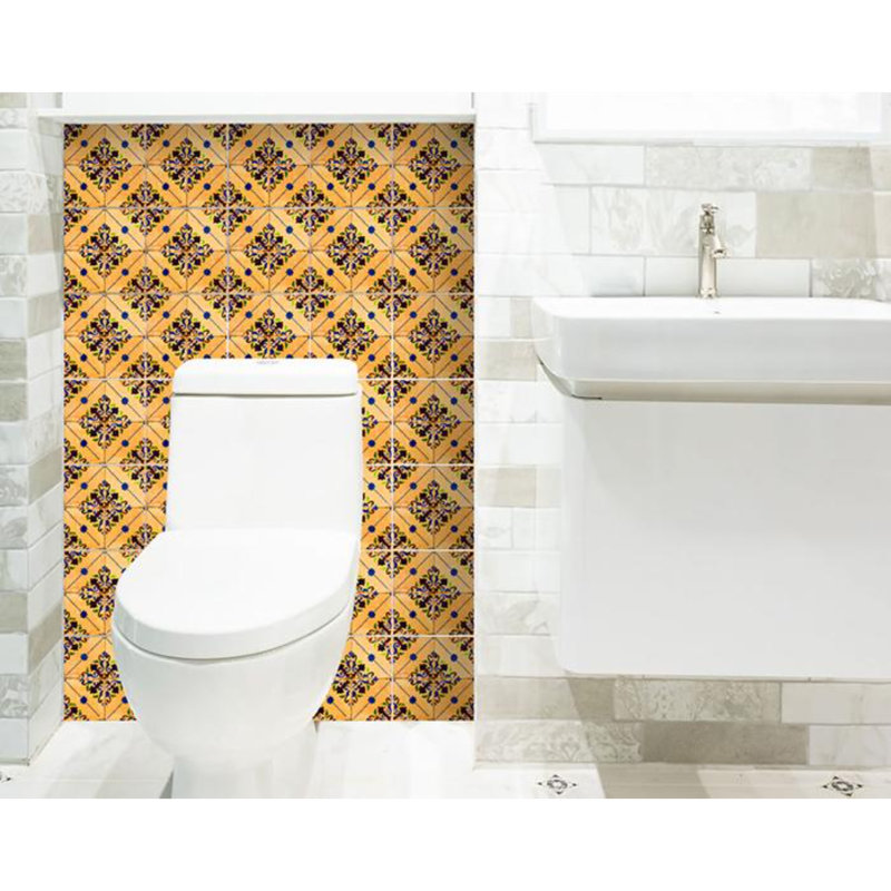 Carrelage mosaïque auto-adhésif en vinyle Rio, H 6 po x l 6 po x P 0,1 po