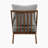 Vestavia 25.5" Mid-Century Modern Accent Chair with Chenille Fabric Upholstery, Solid Rubberwood Frame, Reversible Cushions-2013528911