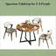 Table de vœux élégante (sans la chaise)