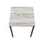 3 tables avec stratifié gris et structure en métal noir robuste
