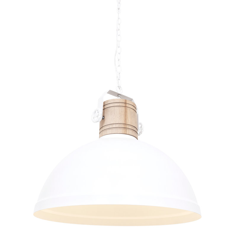 Mraz 1 - Light Dome Pendant, White