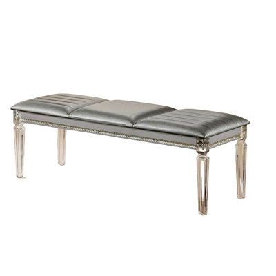 Aarica Acrylic Upholstered Bench