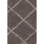 Gaia Hand Knotted Wool Geometric Area Rug in Charcoal/White-1056975267