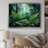 Emerald Green Ferns Forest VI sur impression sur toile