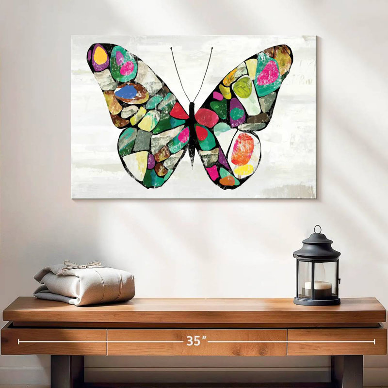 Couleurs de papillon, H 16 po x l 24 po