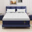 Matelas hybride moyen ferme 10 po dans une boîte - mousse à mémoire de forme et ressorts ensachés, Certipur-US-127723132
