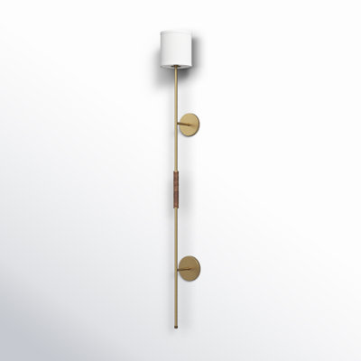 Rudman Single Light Brass Sconce