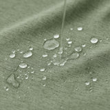 Linen Textured Shower Curtain and Hooks Set