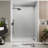 60" W 96" H Three Wall Composite Shower Wall Panel Surround - Seamless 60" Back Wall-110974467