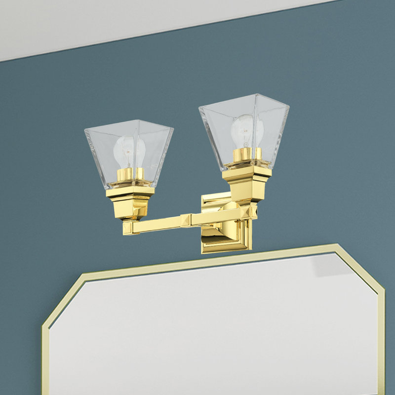 Anfrenee 2 - Light Dimmable Vanity Light, Polished Brass