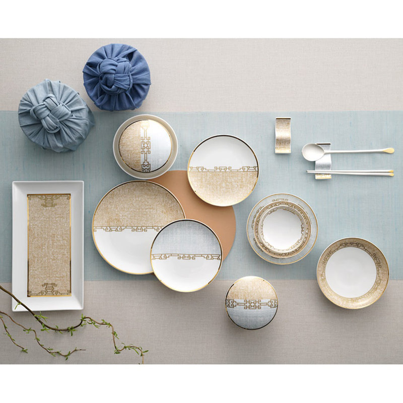 Service de table 18 pièces, service pour 2 Traditional Home