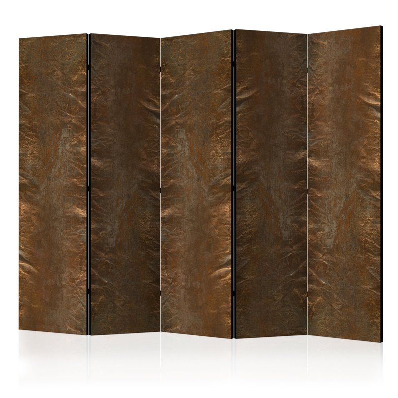 Finley 172cm H Solid Wood Folding Room Divider, 5