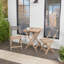 Ensemble bistro de patio d'extérieur pliable 3 pièces Sitges Coastal