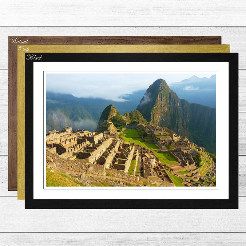 Single Picture Frame Print, Black