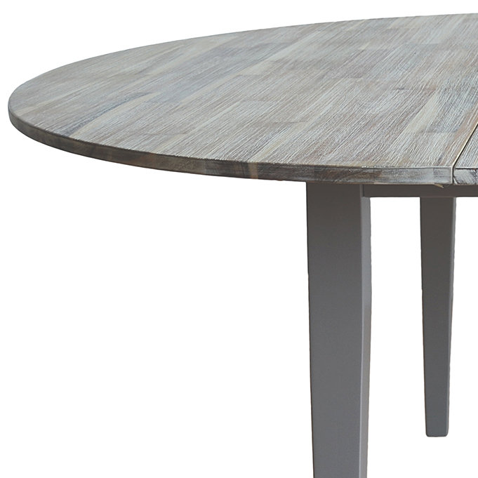 Bayou Butterfly Leaf Acacia Solid Wood Dining Set