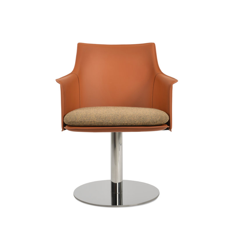 Chaise ronde Briançon, Caramel