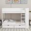 Lit superposé simple au-dessus de simple avec tiroirs et armoire-1348741264
