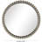 Metal Room Wall Mirror with Bead Detailing-72058570