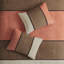 Luxurious Faux Suede 7-piece Comforter Set In Coral - Cal King
