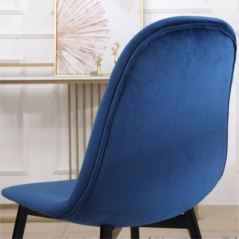 Chaises de salle à manger Lassan, Bleu