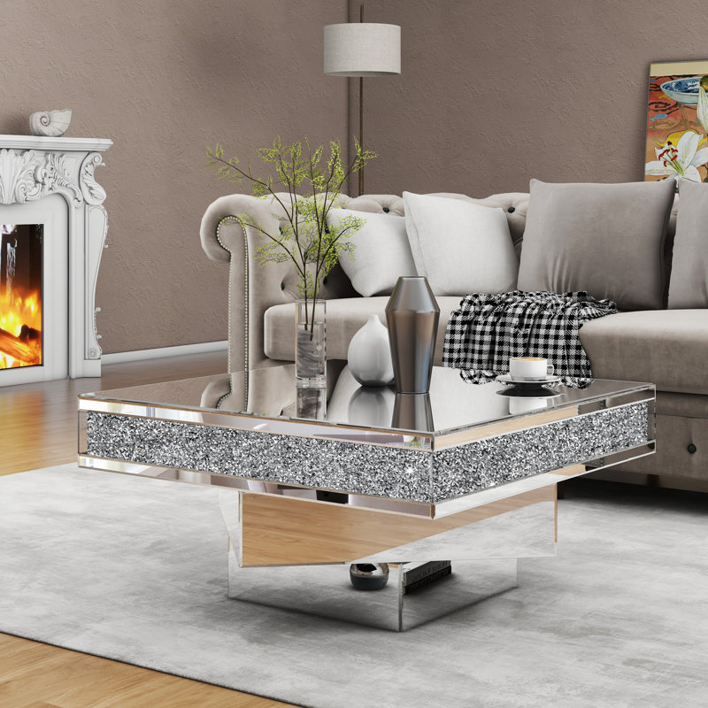 Fahd Mirrored Coffee Table