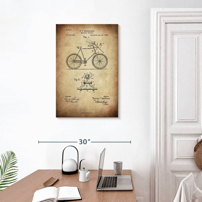 Vélo militaire Kynaat, H 30 po x l 20 po